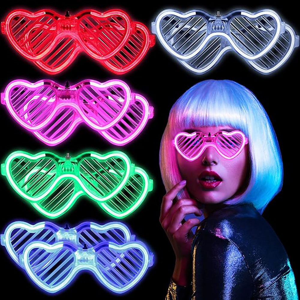 Glow In The Dark Party Glasses - 5/10/15/20/30 Pcs Led Neon Party Glasses