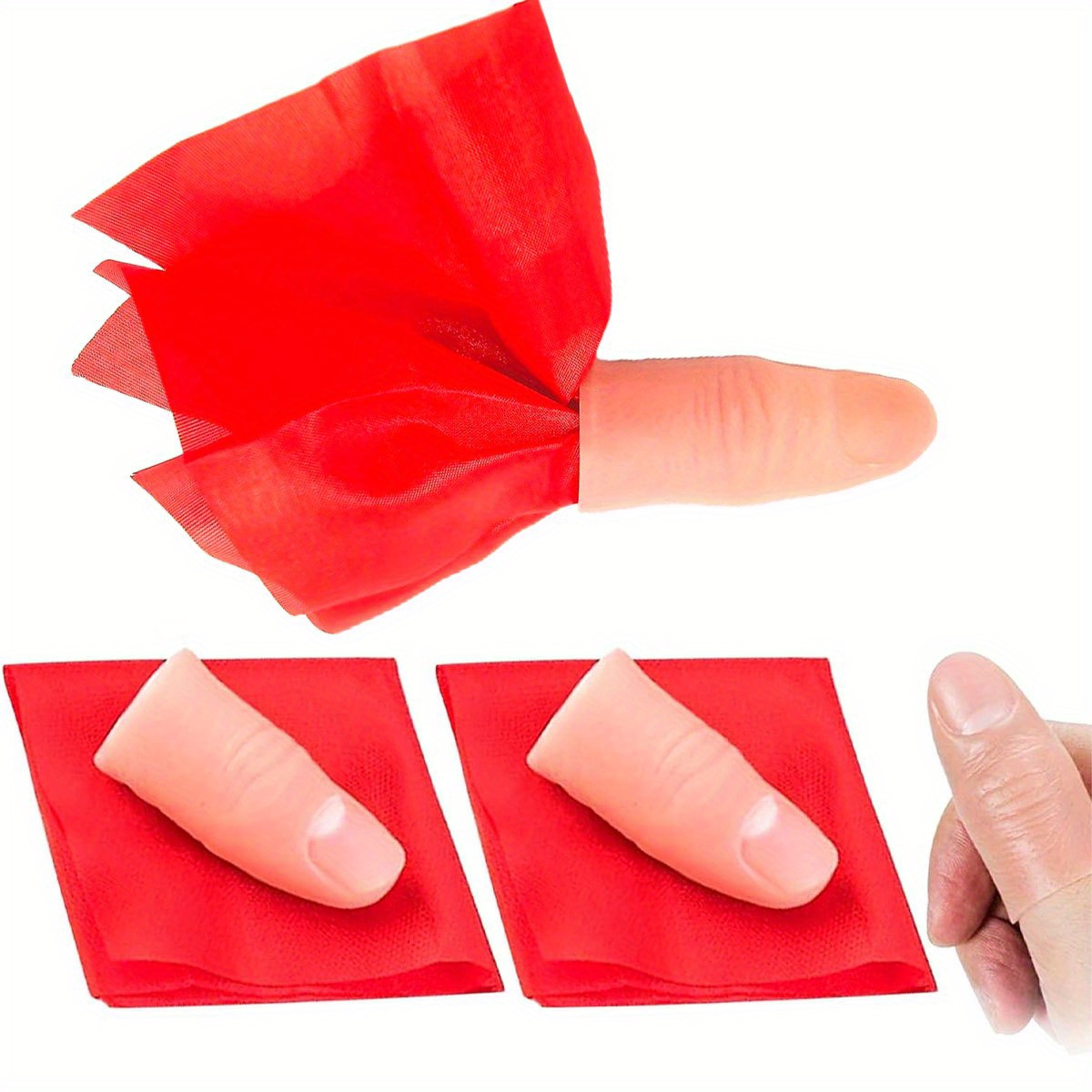 2 Sets Magic Thumb Tip Finger  - огляд і ціна Thumb Tip Magic Trick Set