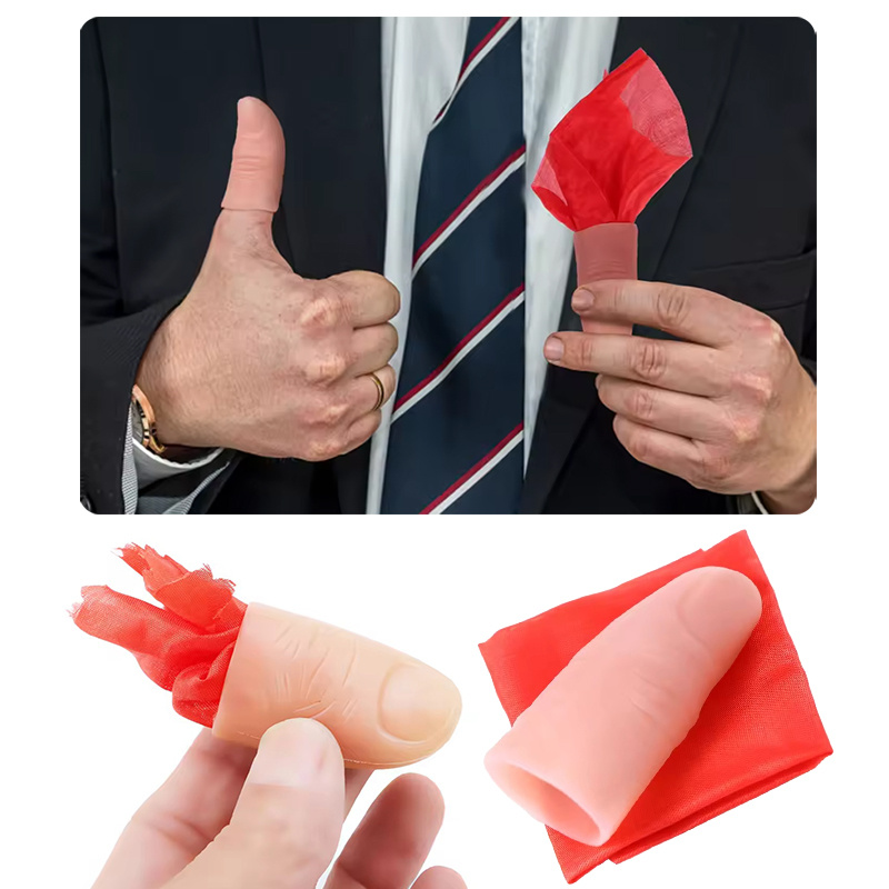 5/15PCS Magic Trick Set Fake F - огляд і ціна Thumb Tip Magic Trick Set