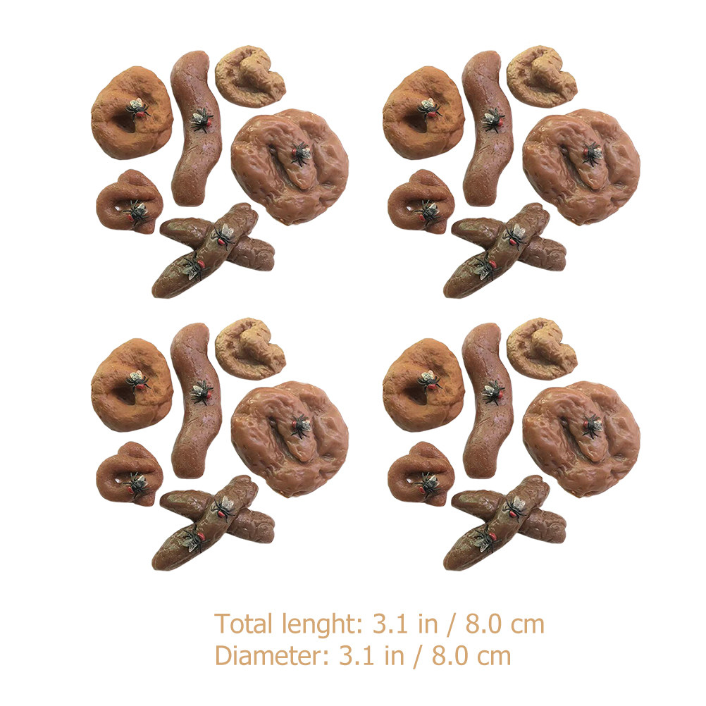 24 pcs Realistic Fake Poop Pra - огляд і ціна Fake Poop Gag Gift
