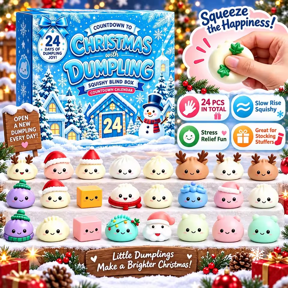 2026 Christmas Squishy Advent  - огляд і ціна Novelty Gifts