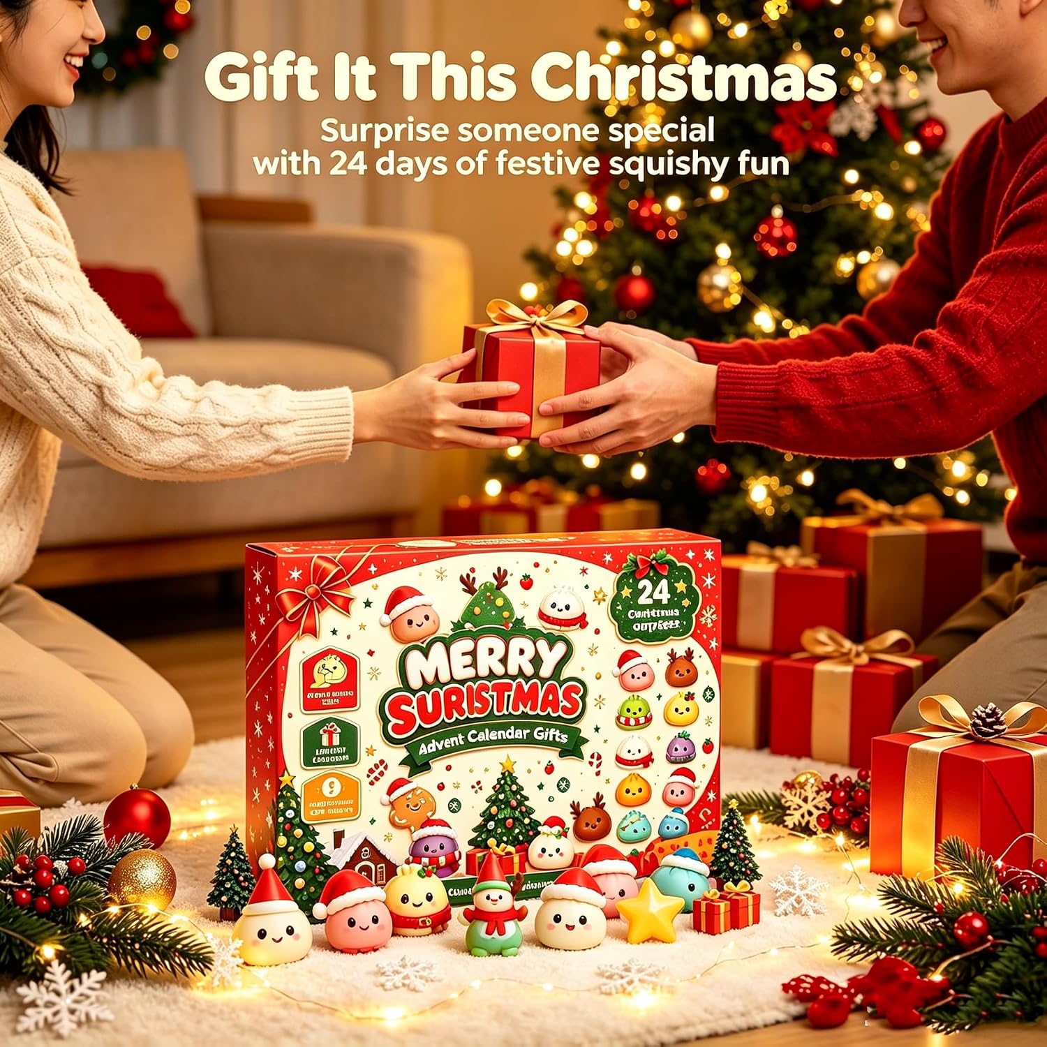 2026 Christmas Squishy Advent  - огляд і ціна Novelty Gifts