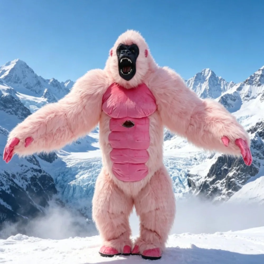 Inflatable Colorful Gorilla Ma - огляд і ціна Inflatable Dinosaur Costume Adult