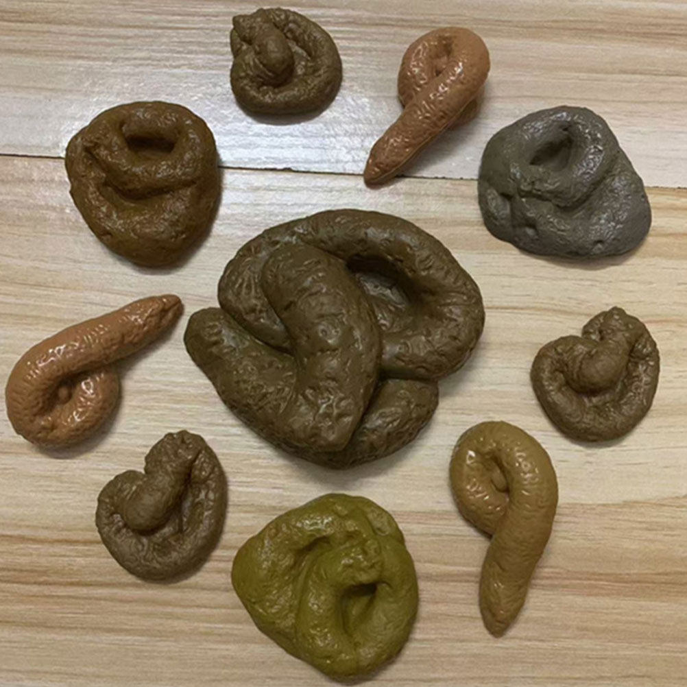 10Pcs Fake Poop Prank Set Apri - огляд і ціна Fake Poop Gag Gift